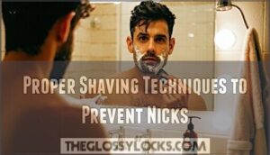 proper shaving techniques to prevent nicks