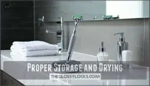 proper storage and drying