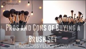 pros and cons of buying a brush set