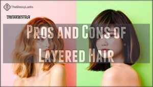pros and cons of layered hair