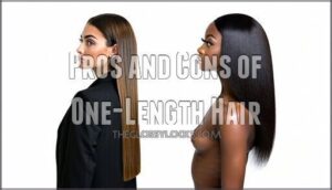 pros and cons of one-length hair