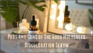 pros and cons of the good molecules discoloration serum