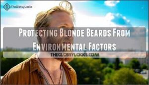 protecting blonde beards from environmental factors