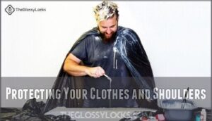 protecting your clothes and shoulders