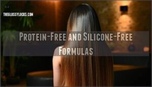 protein-free and silicone-free formulas