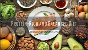protein-rich and balanced diet