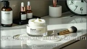 quick absorption and layering compatibility quick absorption and layering compatibility