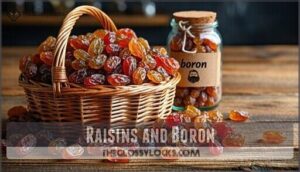 raisins and boron