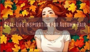 real-life inspiration for autumn hair