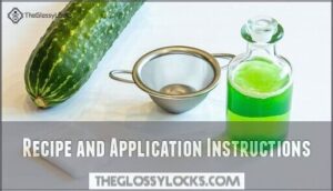 recipe and application instructions