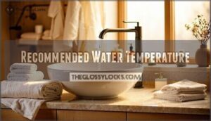 recommended water temperature