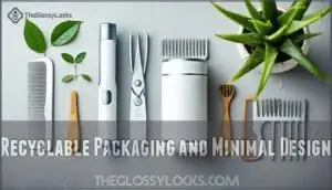 recyclable packaging and minimal design