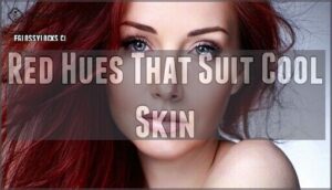 red hues that suit cool skin