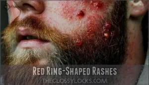 red ring-shaped rashes red ring-shaped rashes