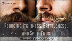 reducing itchiness, brittleness, and split ends