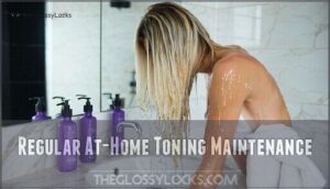 regular at-home toning maintenance