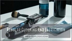 regular cleaning and lubrication