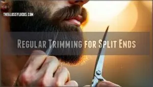 regular trimming for split ends