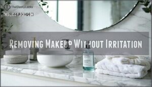 removing makeup without irritation