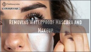 removing waterproof mascara and makeup