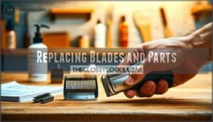 replacing blades and parts