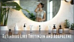 retinoids like tretinoin and adapalene