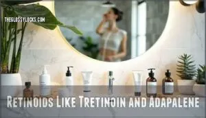 retinoids like tretinoin and adapalene