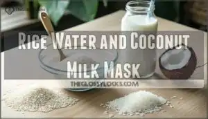 rice water and coconut milk mask