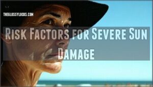 risk factors for severe sun damage