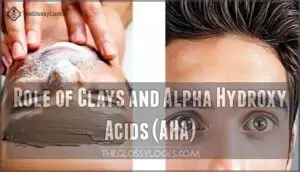 role of clays and alpha hydroxy acids (aha)