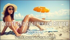 rotate and reapply for better results