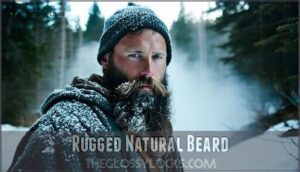 rugged natural beard