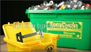 safe blade disposal practices