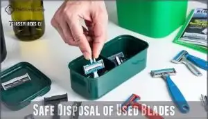 safe disposal of used blades