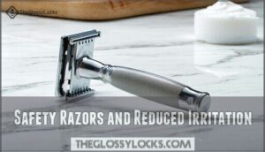 safety razors and reduced irritation