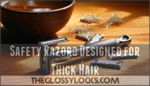 safety razors designed for thick hair