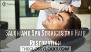 salon and spa services for hair restoration
