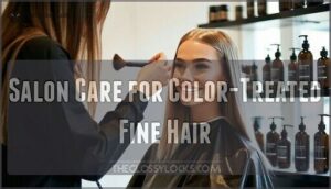 salon care for color-treated fine hair