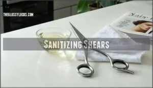 sanitizing shears sanitizing shears