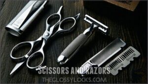 scissors and razors