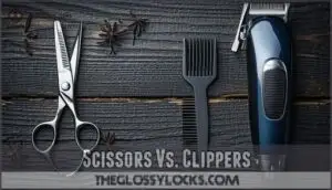 scissors vs. clippers