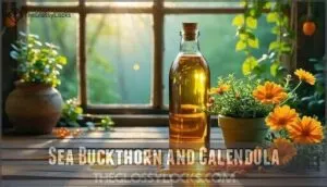sea buckthorn and calendula