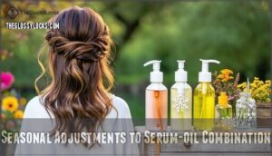 seasonal adjustments to serum-oil combination