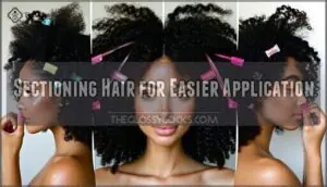 sectioning hair for easier application sectioning hair for easier application