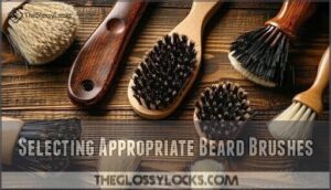 selecting appropriate beard brushes