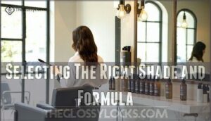 selecting the right shade and formula