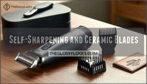 self-sharpening and ceramic blades