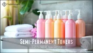 semi-permanent toners semi-permanent toners
