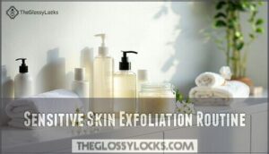 sensitive skin exfoliation routine