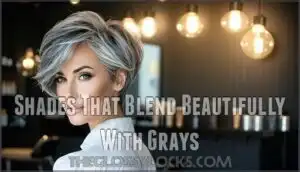 shades that blend beautifully with grays